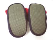 miniatura Par de Zapatillas para Casa Forma Animal Perrito Tamaño Unico Unisex Azul Rojo