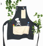 miniatura Delantal personalizado de Chef cocina para hombre 3