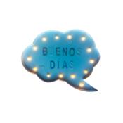 miniatura Caja de luz con forma de burbuja de pensamiento