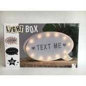 miniatura Caja de luz con forma de burbuja de diálogo 5