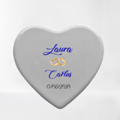 miniatura Corazón de cerámica  3