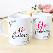 miniatura Set de 2 tazas Sí Quiero & Yo También 3