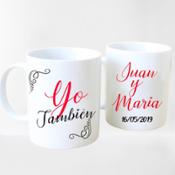 miniatura Set de 2 tazas Sí Quiero & Yo También 2