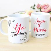 miniatura Set de 2 tazas Sí Quiero & Yo También 4