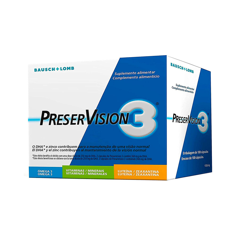 Preservision 3 cápsulas180
