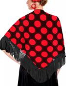 miniatura mantol de sevillana flamenca