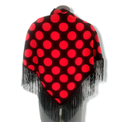 miniatura mantol de sevillana flamenca