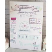 miniatura Cuadro nacimiento lienzo