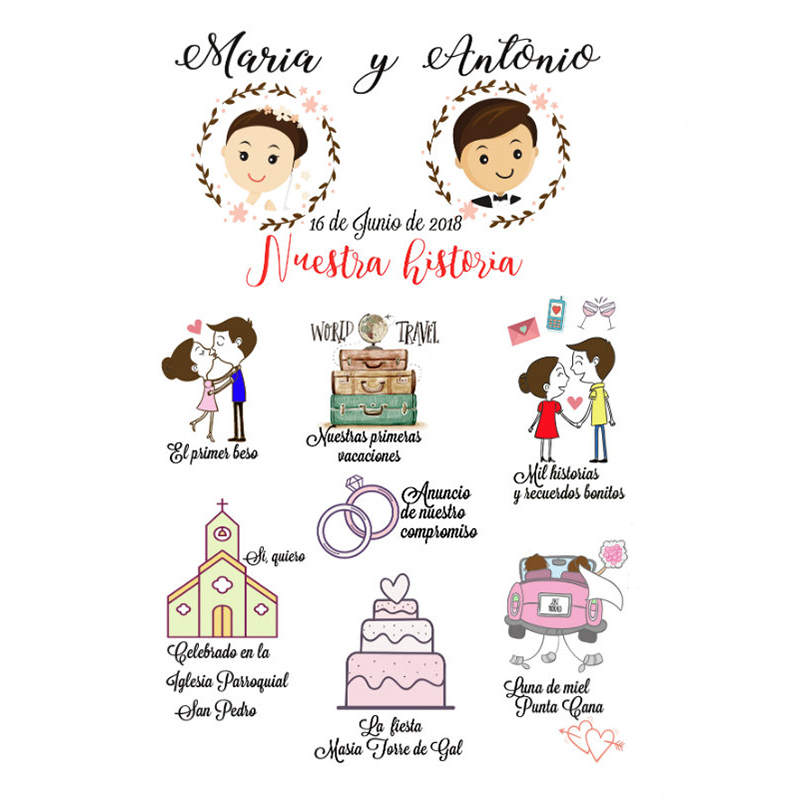 Cuadro personalizado de boda