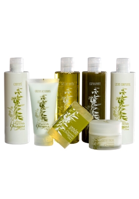 Pack cosmética con aceite de oliva virgen extra Hacienda Ortigosa
