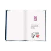 miniatura Libro filatélico el corazón helado. Almudena grandes con sellos e ilustraciones