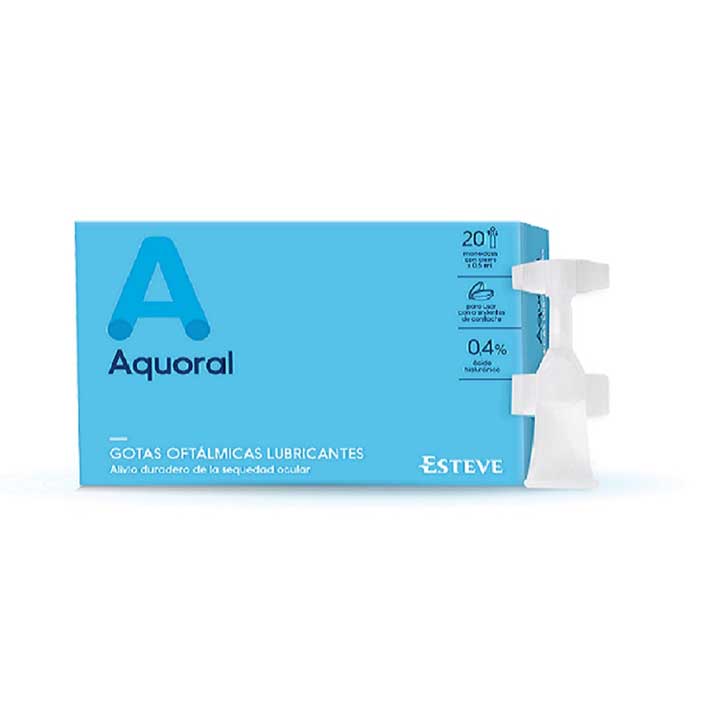 Aquoral Aquoral Gotas Oftalmicas Lubricantes (Monodosis  20U)