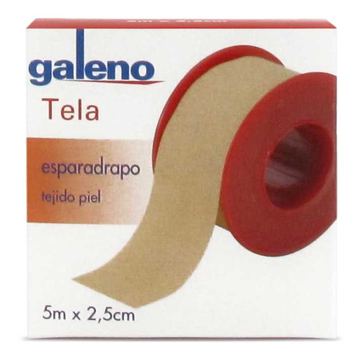 Galeno Esparadrapo Galeno Tela Piel 5 M X 2,5 Cm
