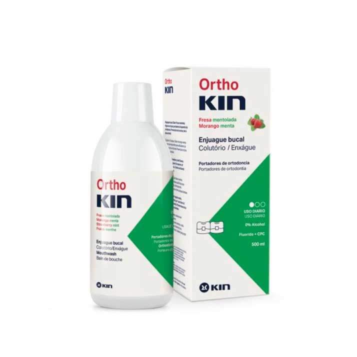 Kin Ortho-Kin Fresa/Mentolada Enj.Bucal 500Ml
