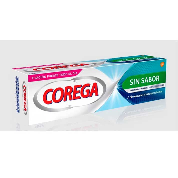 Corega Corega Crema Extra Fuerte Sin Sabor Adhesivo Protesis Dental 40g