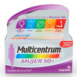 Multicentrum Multicentrum Mujer 50+ 90 Comprimidos