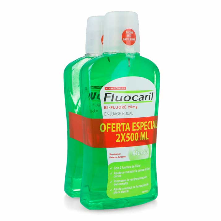 Fluocaril Fluocaril Bi-Fluore Colutorio Con Fluor (Pack 500 Ml 2 U )