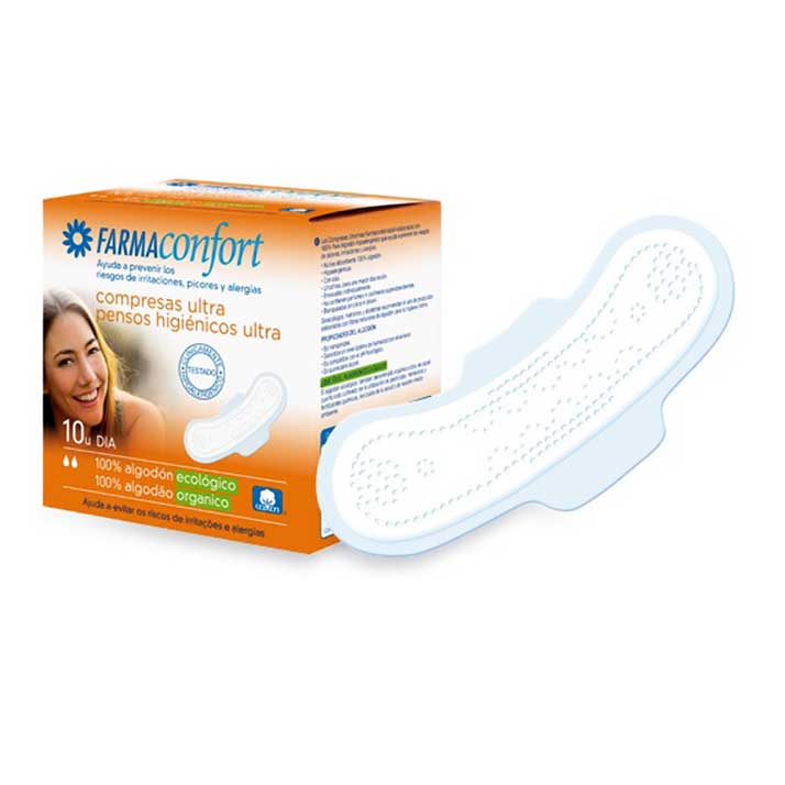 Farmaconfort Farmaconfort Compresa Ultra Dia Con Alas 10 Ud
