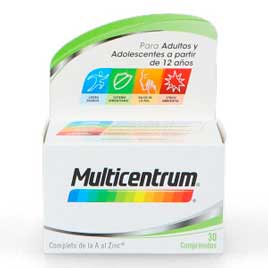 Multicentrum Multicentrum Con Luteina 30 Comprimidos
