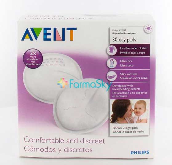 Avent Avent Discos Absorbentes 60 Uds Scf254/61