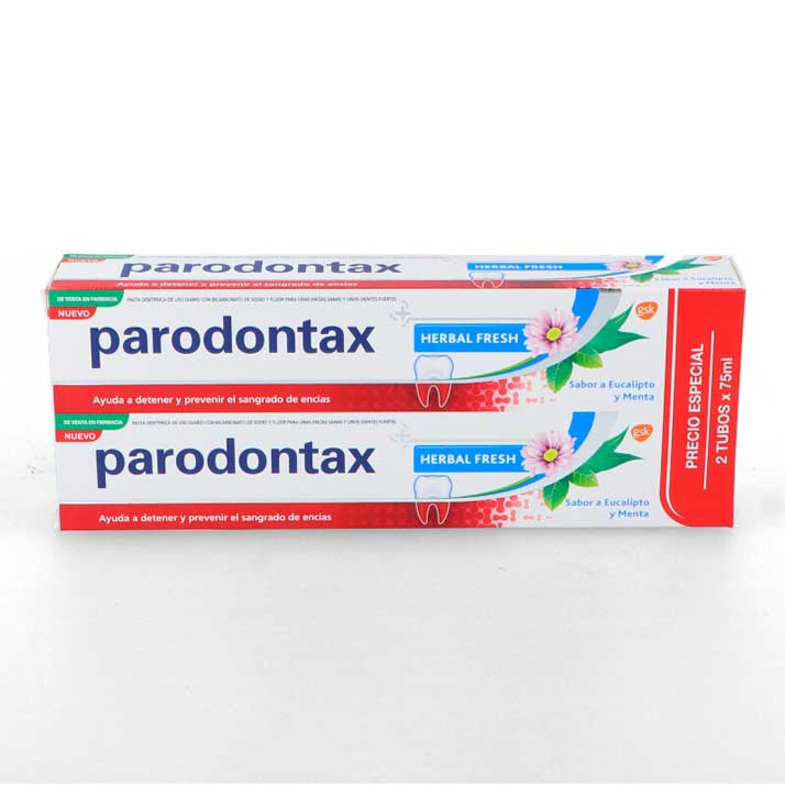 Parodontax Paradontax Herbal Fresh 75 Ml Duplo Precio Especial