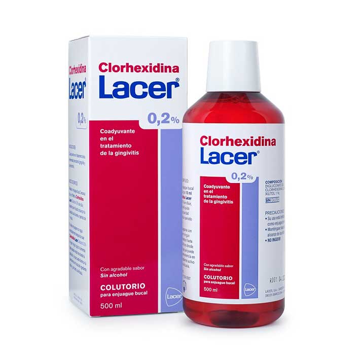 Lacer Clorhexidina Lacer Colutorio 500ml 0,2%