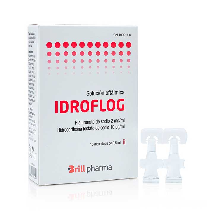 Brill Pharma Idroflog Solucion Oftalmica 15 Monodosis 0,5Ml