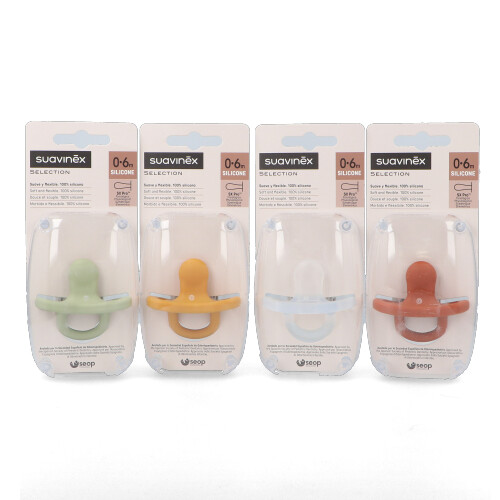 Suavinex Suavinex Chupete Todo Silicona Tetina Fisio 0-6M