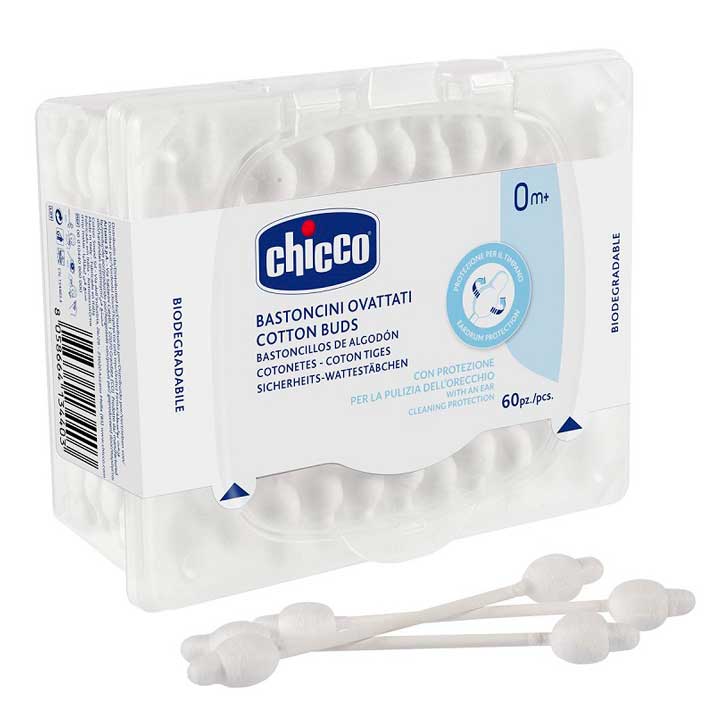 Chicco Chicco Bastoncillos Oidos 60 Uds