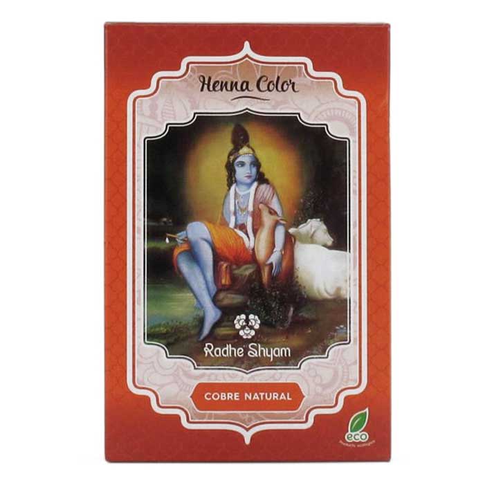 Radhe Shyam Henna Polvo Cobre 100g Radhe Shyan