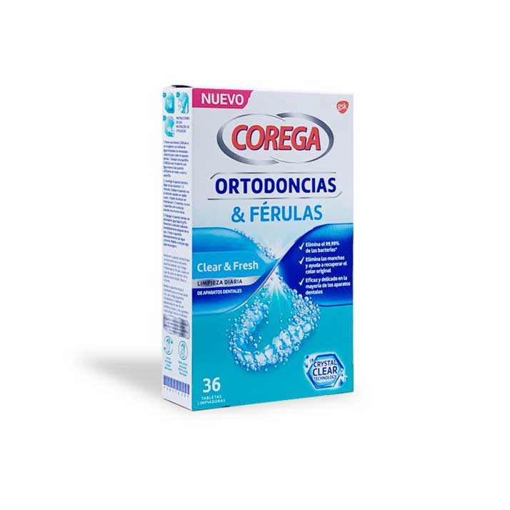 Corega Corega Ortodoncias Y Ferulas 36 Tabletas Limpieza