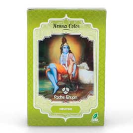 Radhe Shyam Radhe Shyam Henna Polvo Neutro 100Grs. Radhe Shyam