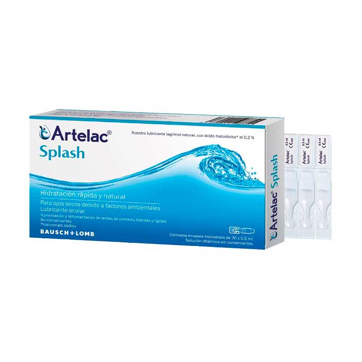 Bausch & Lomb Artelac Splash Unidosis 30 Envases Unidosis.