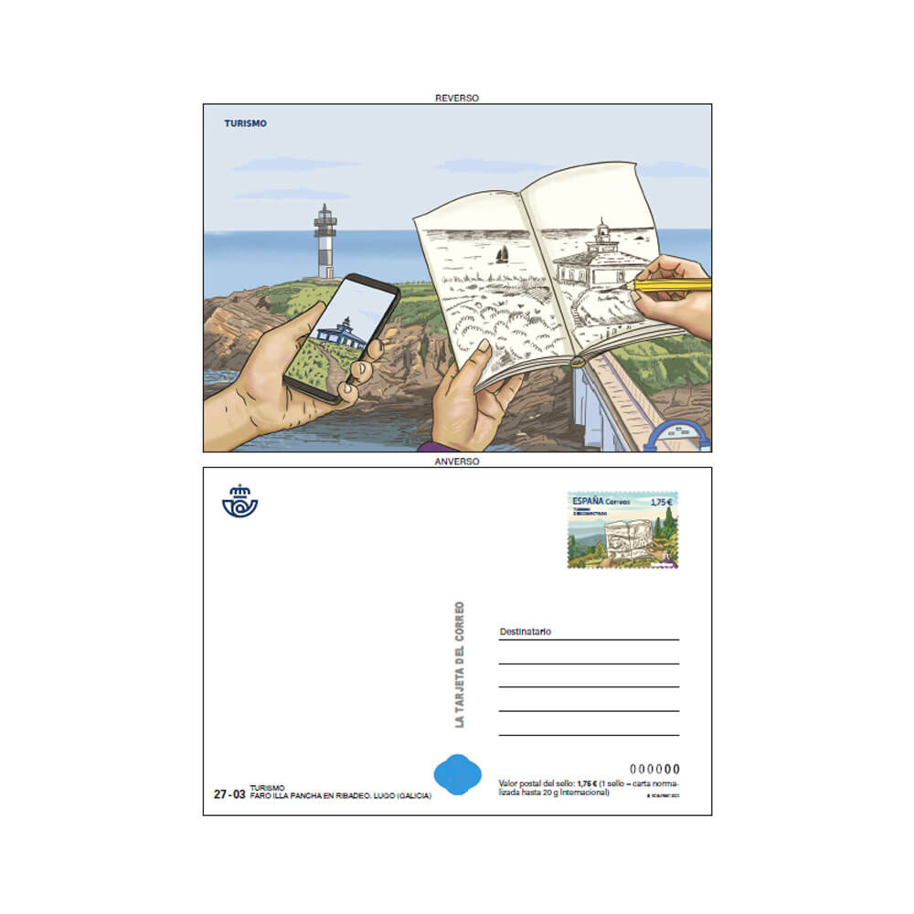Tarjeta postal Turismo 2023 Correos