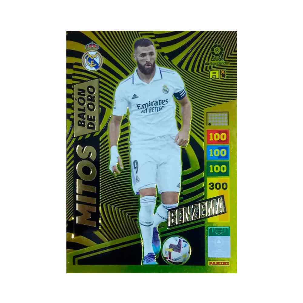 Mito Benzema Balón de Oro Adrenalyn XL La Liga 2022 2023 -  Messi, Cristiano, Casillas