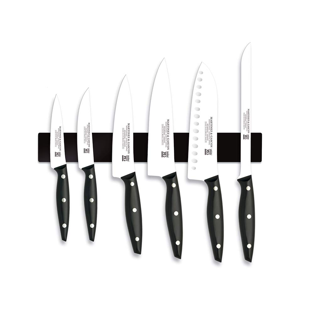 Set 6 Piezas Serie Monaco pom Negro con  imán. Ref:- 0993.000.50