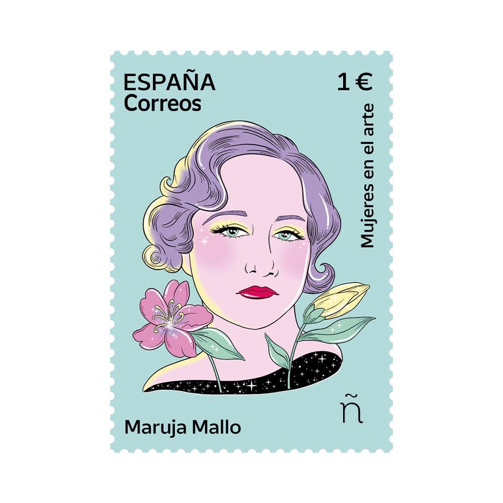 Sello Maruja Mallo Correos colección 8M de mujeres feministas para coleccionar
