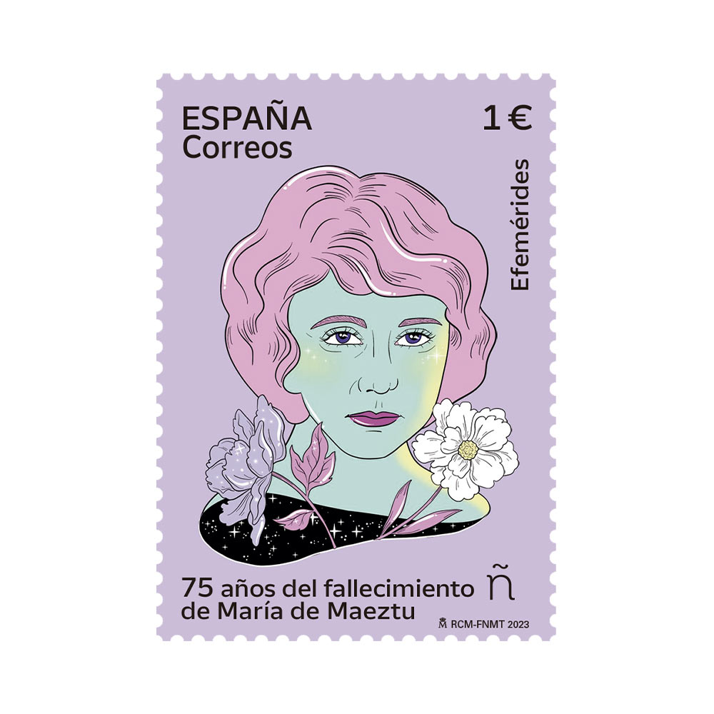 Sello María de Maetzu Correos colección 8M para coleccionistas