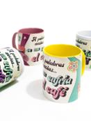 miniatura Taza cerámica "a palabras necias..." de CLQQ