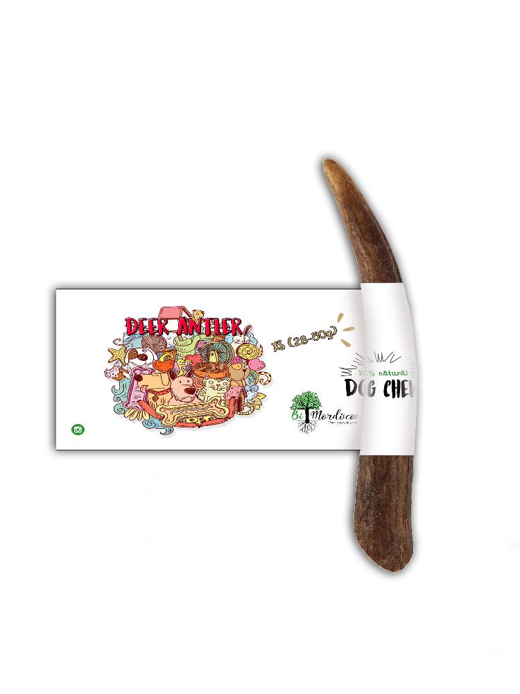 Bimordiscos Juguete Mordedor Natural - Asta Cuerno de Ciervo para Perros