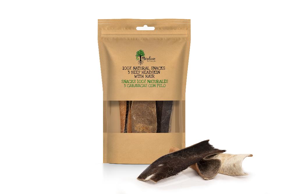 Bimordiscos Snack Natural - Caravaca con Pelo para Perros (3 unidades)