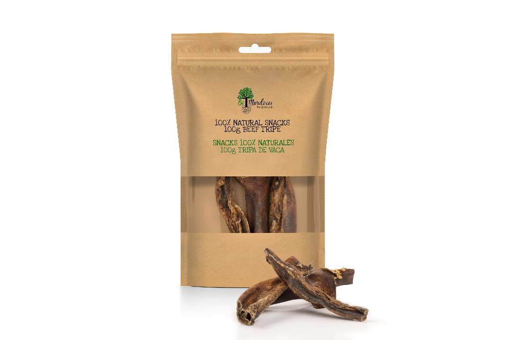 Snacks Natural - Tripas de Vaca Ternera para Perros (100 gramos)
