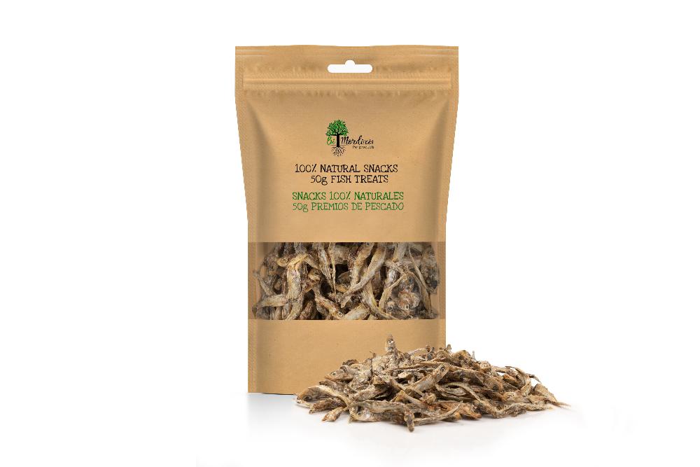 Bimordiscos Snacks Natural - Premios de Pescado para Perros (50 gramos)
