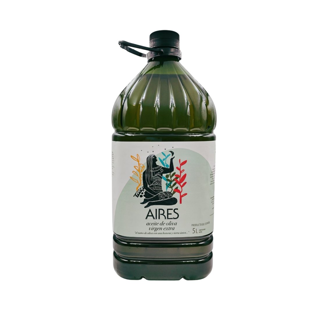Aires de Jaén Aires Familiar Aceite de Oliva Virgen Extra - Pack 3 Garrafas de 5L