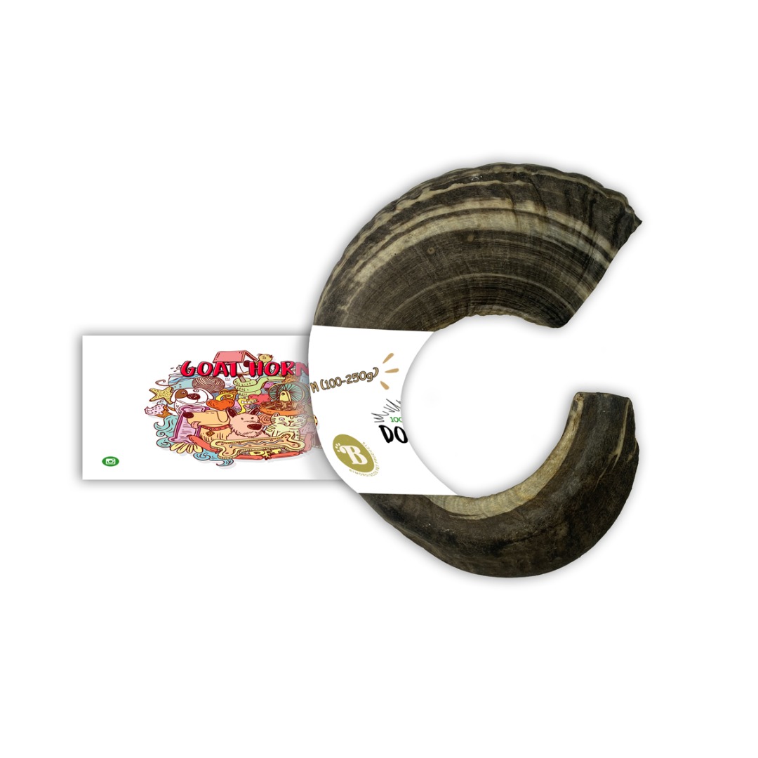 Bimordiscos Juguete Mordedor Natural - Cuerno de Carnero para Perros