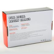 miniatura Cargador Doble Baterías LP-E17 para Canon