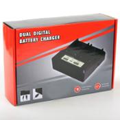 miniatura Cargador Doble Baterías LP-E17 para Canon