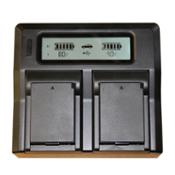 miniatura Cargador Doble Baterías LP-E17 para Canon