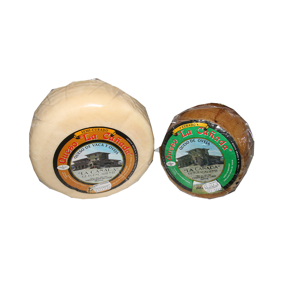 Pack Queso Curado de Oveja Pequeño 1 Kg y Queso Mezcla Grande 2 Kg
