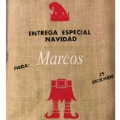 miniatura Saco regalos Navidad Elfo personalizado